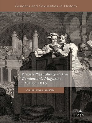 cover image of British Masculinity in the 'Gentleman's Magazine', 1731 to 1815